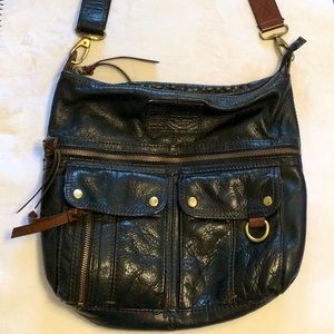 Fossil Morgan Top Zip Leather Crossbody
